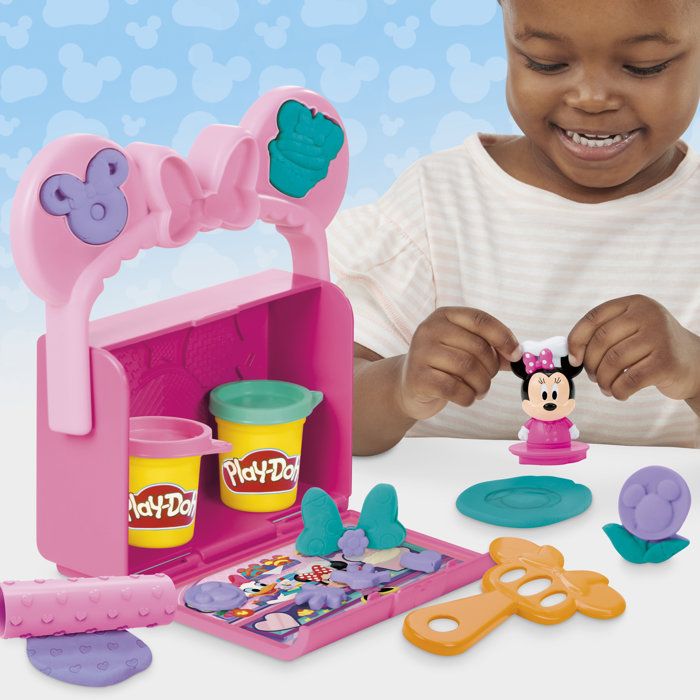 Play-Doh Disney Junior Ma pâtisserie avec Minnie Mouse, pâte a modeler, Loisirs créatifs préscolaires, des 2 ans