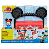 Play-Doh Disney Junior Mon Garage avec Mickey Mouse, Coffret de pâte a modeler, Loisirs créatifs, Jouets préscolaires, des 2 ans
