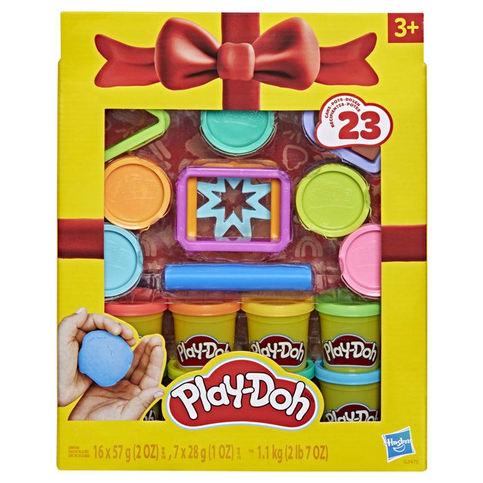 Play-Doh Coffret cadeau, pâte a modeler, 23 pots et 8 accessoires, Loisirs créatifs enfant, des 3 ans