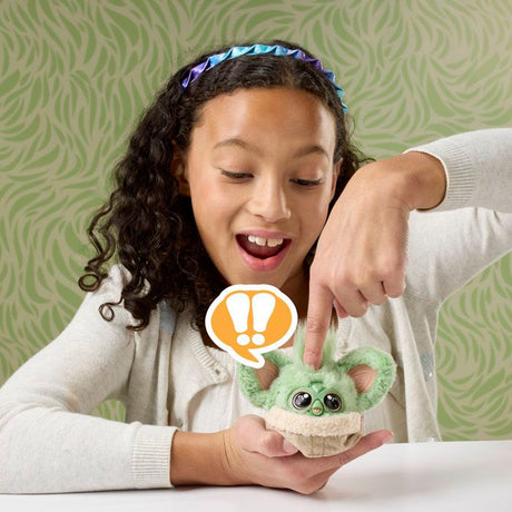 Furby Furblets Grogu STAR WARS™, Mini peluche électronique de collection, plus de 45 sons, a partir de 6 ans, Hasbro