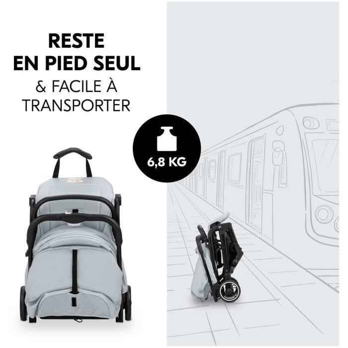 HAUCK - Poussette compacte - TRAVEL N CARE - 4 roues - Pliage a 1 main - Simba