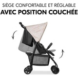 HAUCK - Poussette canne - SPORT - Pliable & inclinable - Capote Pare-Soleil - 4 roues - Minnie