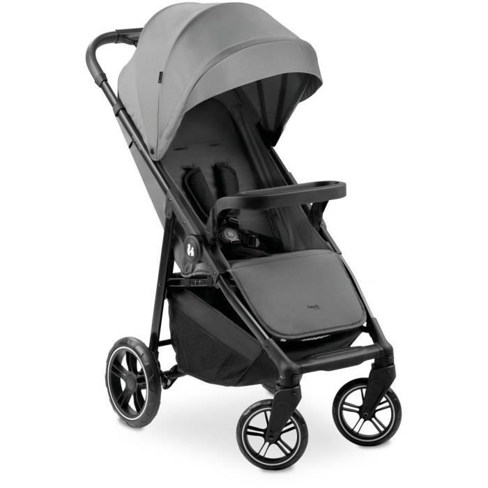 HAUCK - Poussette compacte - SHOP N CARE - 4 roues - Gris
