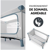 Lit de voyage - HAUCK - DREAM N PLAY PLUS - 60 x 120 cm - Des la naissance - Pliable - Dusty blue