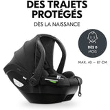 Siege auto - HAUCK - DRIVE N CARE - Groupe 0+ - I-Size - Réducteur - Noir
