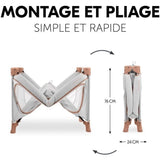 Lit de voyage - HAUCK - DREAM N PLAY PLUS - 60 x 120 cm - Des la naissance - Pliable - Dusty Cork