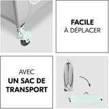 Lit de voyage - HAUCK - SLEEP N PLAY GO PLUS - 60 x 120 cm - Des la naissance - Pliable - Roulettes - Dusty Mint
