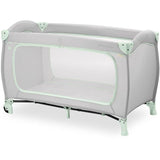 Lit de voyage - HAUCK - SLEEP N PLAY GO PLUS - 60 x 120 cm - Des la naissance - Pliable - Roulettes - Dusty Mint