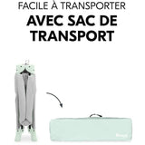 Lit de voyage - HAUCK - DREAM N PLAY PLUS - 60 x 120 cm - Des la naissance - Pliable - Dusty Mint