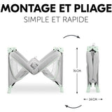 Lit de voyage - HAUCK - DREAM N PLAY PLUS - 60 x 120 cm - Des la naissance - Pliable - Dusty Mint