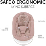 Transat - HAUCK - ALPHA BOUNCER 2-en-1 - Des la naissance - Harnais 3 points - Bambi Rose