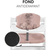 Coussin pour chaise haute - HAUCK - Anti-dérapant - Minnie Rose
