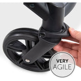 HAUCK - Poussette compacte - RAPID 4 - 4 roues - Noir