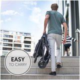 HAUCK - Poussette compacte - RAPID 4 - 4 roues - Gris