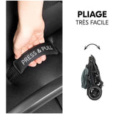 HAUCK - Poussette tout terrain - RAPID 4D - Pliage a 1 main - 4 roues - Jungle