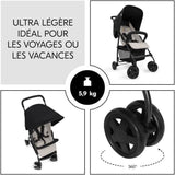 HAUCK - Poussette canne - SPORT - Pliable & Inclinable - Capote Pare-Soleil - 4 roues - Mickey & Minnie