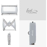 Lit de voyage - HAUCK - SLEEP N PLAY GO PLUS - 60 x 120 cm - Des la naissance - Pliable - Roulettes - Pooh Exploring