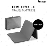 Matelas pour lit de voyage - SLEEPER - 120 x 60 cm - Ep. 5 cm - Pliable - Gris - HAUCK
