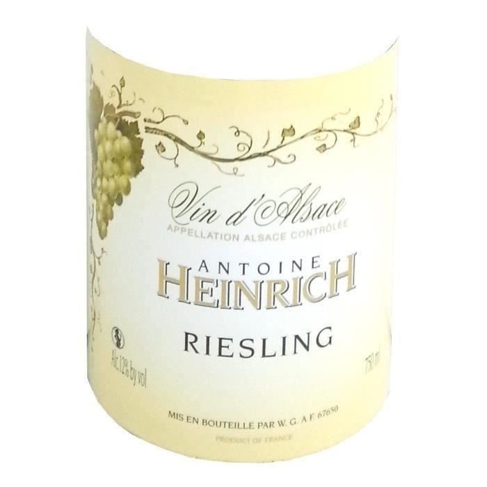 Vin blanc d'Alsace - HEINRICH Riesling - AOC - 75 cl 2024