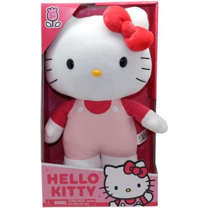 Peluche - GPTOYS - HELLO KITTY - HKT132 - Modele T-shirt rose - 30 cm - Des 3 ans