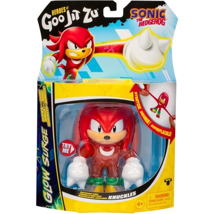 Knuckles Glow Surge 13cm - HERoeS OF GOO JIT ZU - SONIC - Luminous and extendable figure