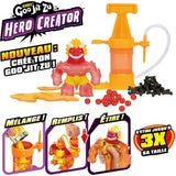 Figurine Hero Creator Blazagon 11cm - HERoeS OF GOO JIT ZU - Kit de création de texture personnalisée