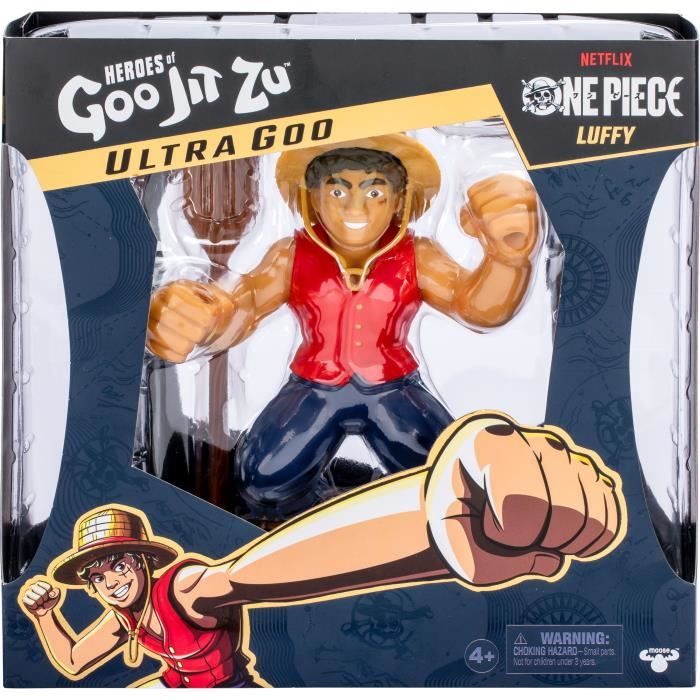 Ultragoo Luffy 17cm - HERoeS OF GOO JIT ZU - ONE PIECE - Figurine extensible avec accessoires