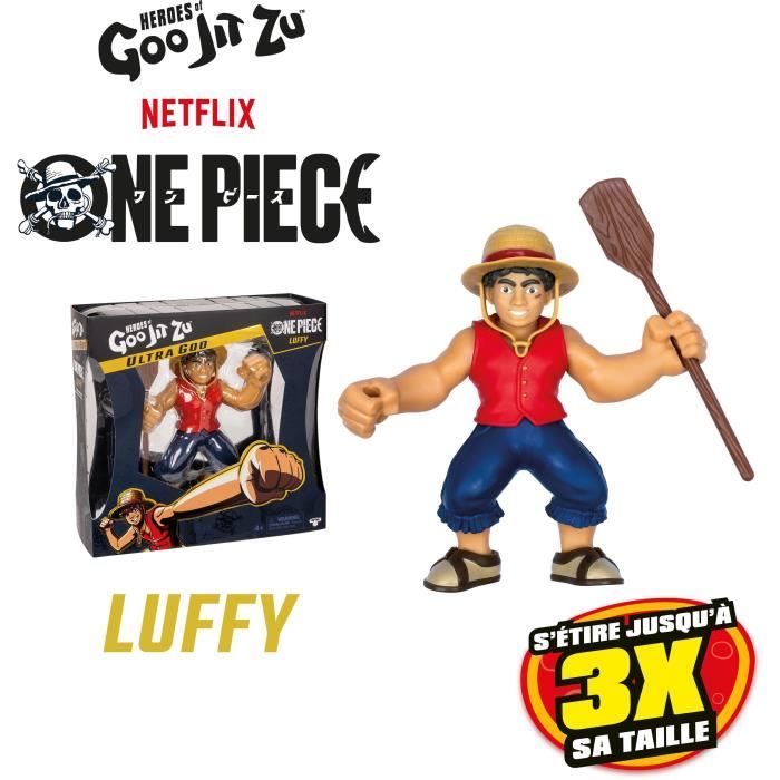 Ultragoo Luffy 17cm - HERoeS OF GOO JIT ZU - ONE PIECE - Stretchable figure with accessories