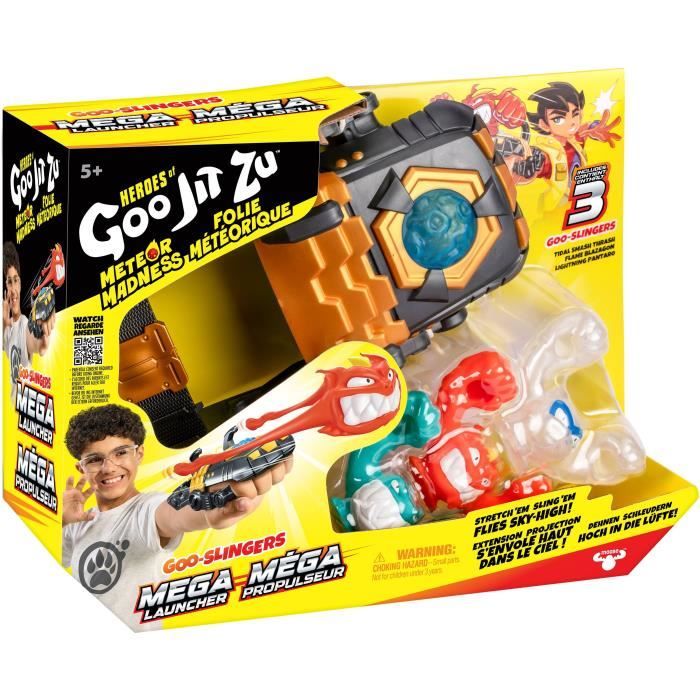 Mega lanceur - Jeu de tir - HERoeS OF GOO JIT ZU - 3 Goo Slingers