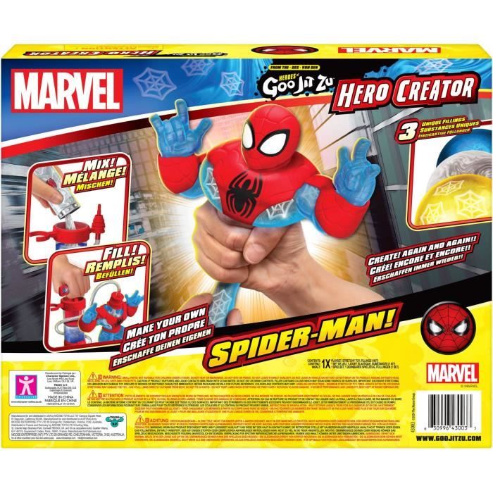 Figurine - HERoeS OF GOO JIT ZU - MARVEL - Creator Spiderman - 11 cm