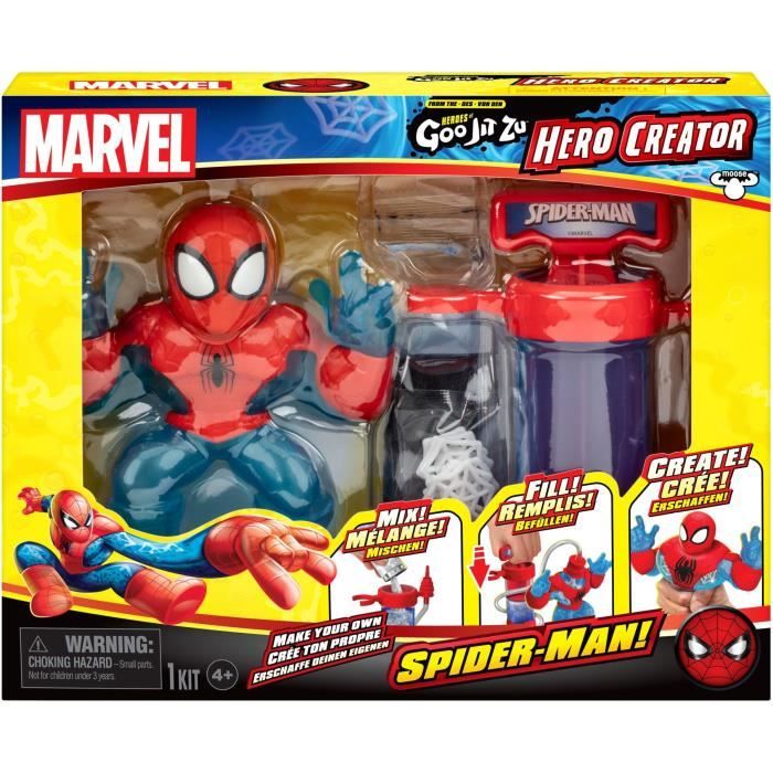 Figurine - HERoeS OF GOO JIT ZU - MARVEL - Creator Spiderman - 11 cm