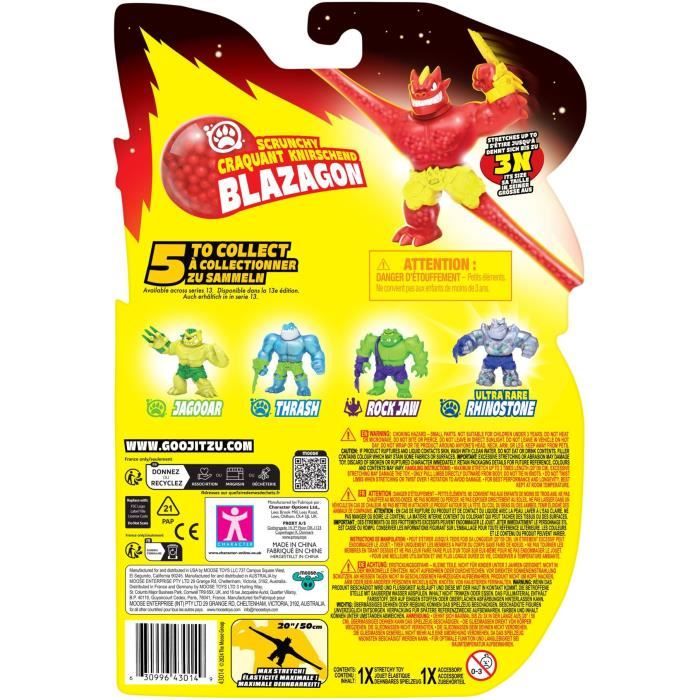 Figurine - HERoeS OF GOO JIT ZU - Meteor Madness - 11 cm - Modele aléatoire