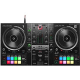 HERCULES DJCONTROL INPULSE 500 - Contrôleur DJ - Interface audio et mixeur hardware intégrés - 16 pads rétroéclaires (RGB) - Noir