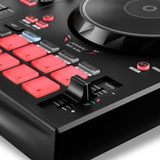 HERCULES DJ CONTROL INPULSE 300 MK2 - Contrôleur DJ USB - 2 voies - 16 pads - Logiciels et tutoriels - Carte son intégrée