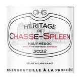 Héritage de Chasse-Spleen 2022 Haut-Médoc - Vin rouge de Bordeaux
