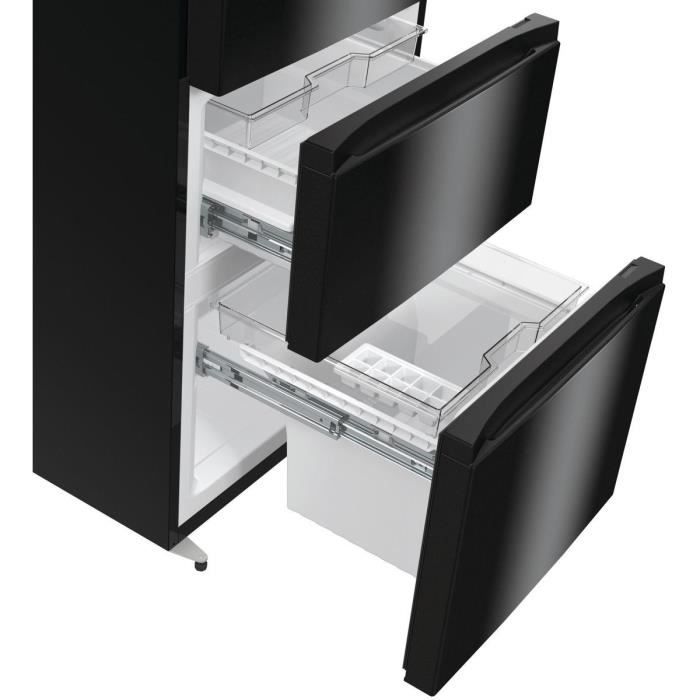 Réfrigérateur combiné - HISENSE - RM469N4AFD1 - Multi-portes classe D - 368 L - No Frost (Sans givre) - L  60 x 66,3 x H 200 cm