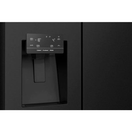 Réfrigérateur Américain - HISENSE - RS818N4TFC - 632 L - Classe C - 91 x 73 x 179 cm - Inox noir