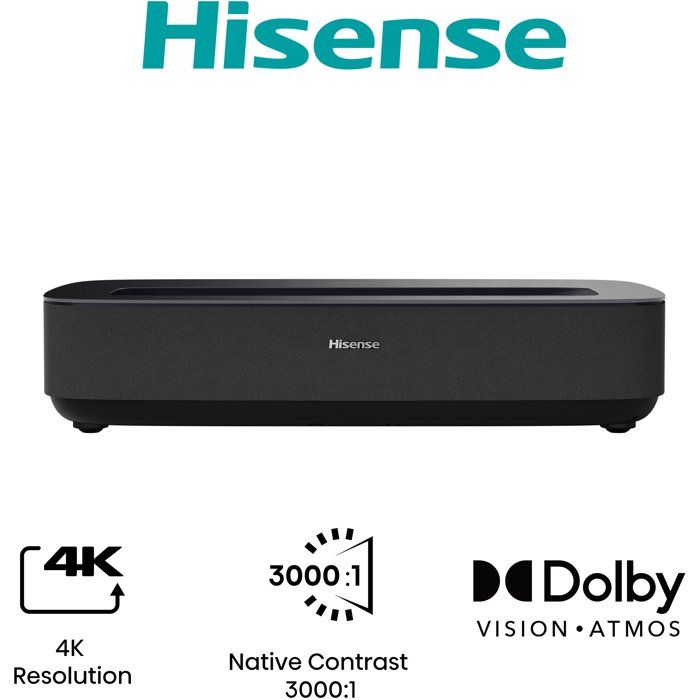 Vidéoprojecteur - HISENSE - PL1 - Laser Cinema - 4K UHD - Ultra Courte Focale - 2100 Lumens - Dolby Vision & Atmos - Smart TV VIDAA