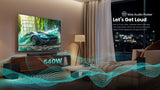 Barre de son - HISENSE - Caisson de basses sans fil & enceintes arrieres - Bluetooth - 5.1 CH - 540 W