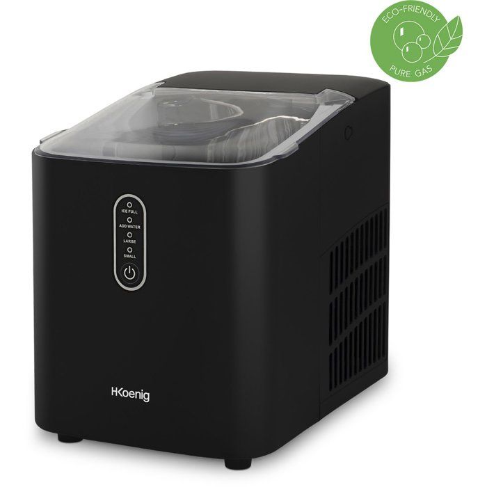 Machine a Glacons - HKoeNIG - KUB12 - 12 kg - 0,9 L - 120 W - Noir
