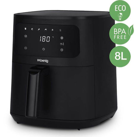 Friteuse sans huile HKoeNIG - FRY880 - Capacité 8L - 6 programmes de cuisson - 1700W