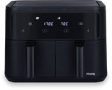 Friteuse sans huile HKoeNIG - FRY900 - Capacité 9L - Double cuve 4,5L - 8 programmes de cuisson - 2400W
