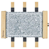 Raclette et pierre a cuire 6 personnes design bois, H.Koenig
