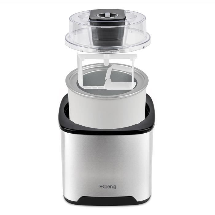 Sorbetiere HKoeNIG - SRB80 - Capacité 2 L - Préparation rapide: 30 a 40 min - 12W