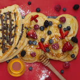 Crepiere HKoeNIG - KREP56 - Plaque rÈversible amovible - Surface de cuisson 33 cm - 1500W - Noir/Acier