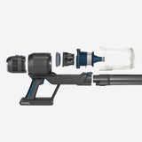 HKoeNIG PowerFlex+ UPX26 - Aspirateur Balai 2 en 1 sans Fil 220W - Pliable - Autonome jusqu'a 40 Min - LÈger - 3 Puissances