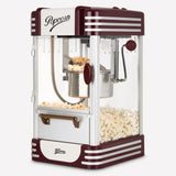 Machine a popcorn HKoeNIG - POP330 - Design retro - Capacité 50g - Lumiere intérieure de maintien au chaud - 360W
