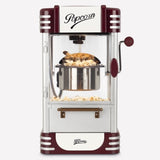 Machine a popcorn HKoeNIG - POP330 - Design retro - Capacité 50g - Lumiere intérieure de maintien au chaud - 360W