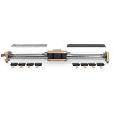 Appareil a raclette HKoeNIG - WOD360 - Jusqu'a 8 personnes - Pierre a cuire base rotative - Design bois - 1400W