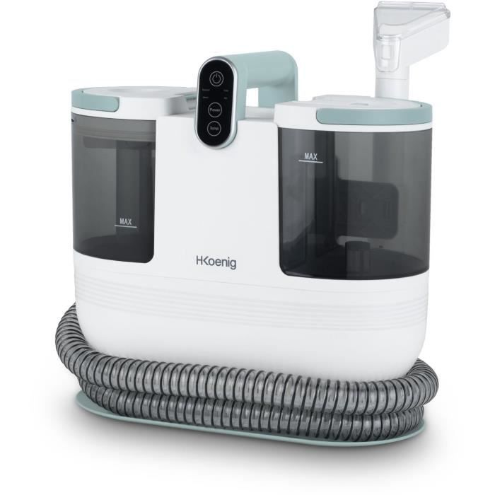 Nettoyeur textile eau chaude - HKoeNIG TWT88 - 1600 ml - 250 ml/min - 1200 W - Blanc